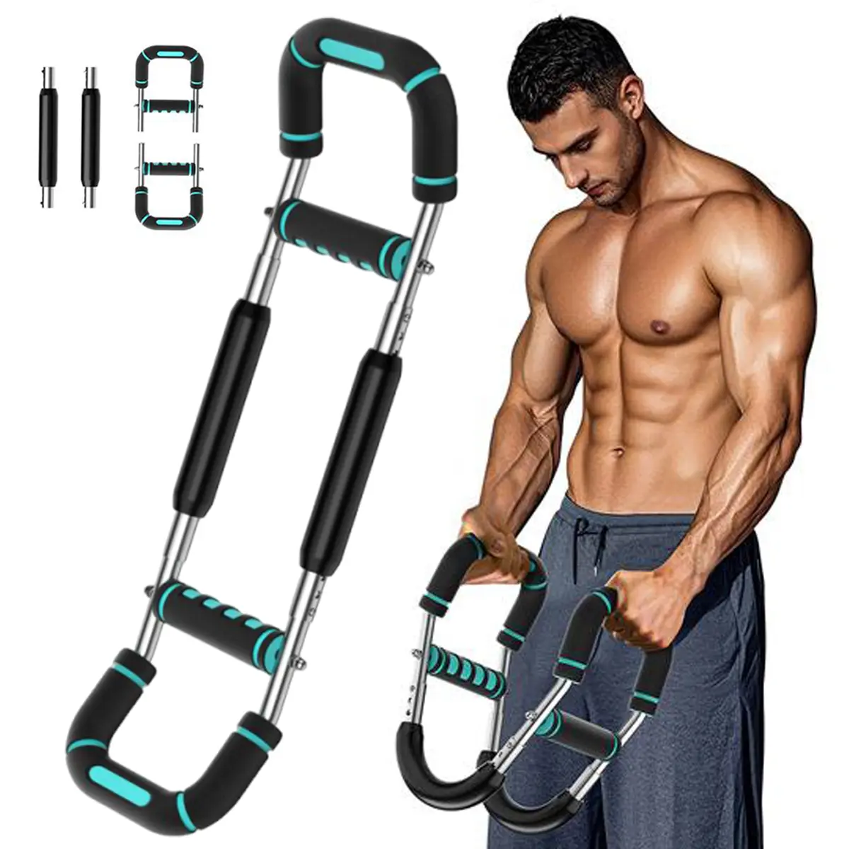 Power Tools Training - Ayarlanabilir Güçlü Twister Bar Kol Antrenörü,