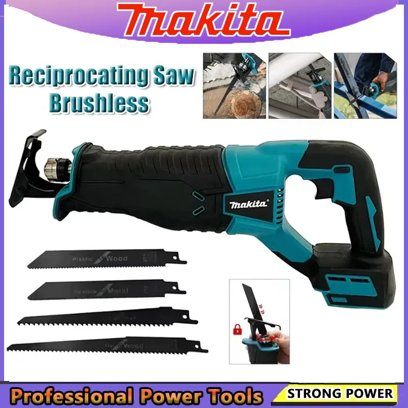 Reciprocating Saw Cordless - Makita Fırçasız Şarjlı Testere Taşınabilir Akülü