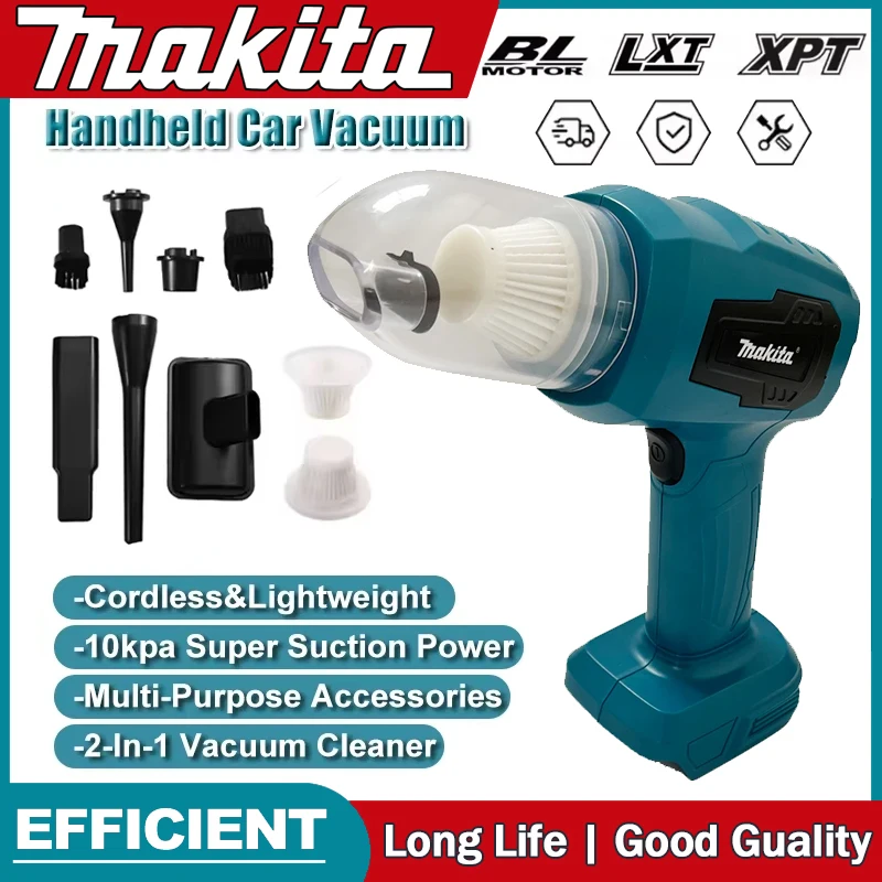 Power Tools Makita - Makita Akülü Mini Araba Elektrikli Süpürge