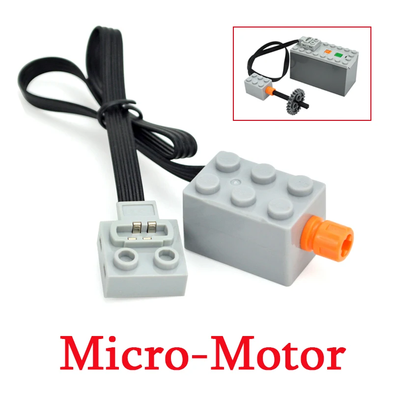 Power Tools Lego - Mini Motor Mikro Motor Yapı Taşları