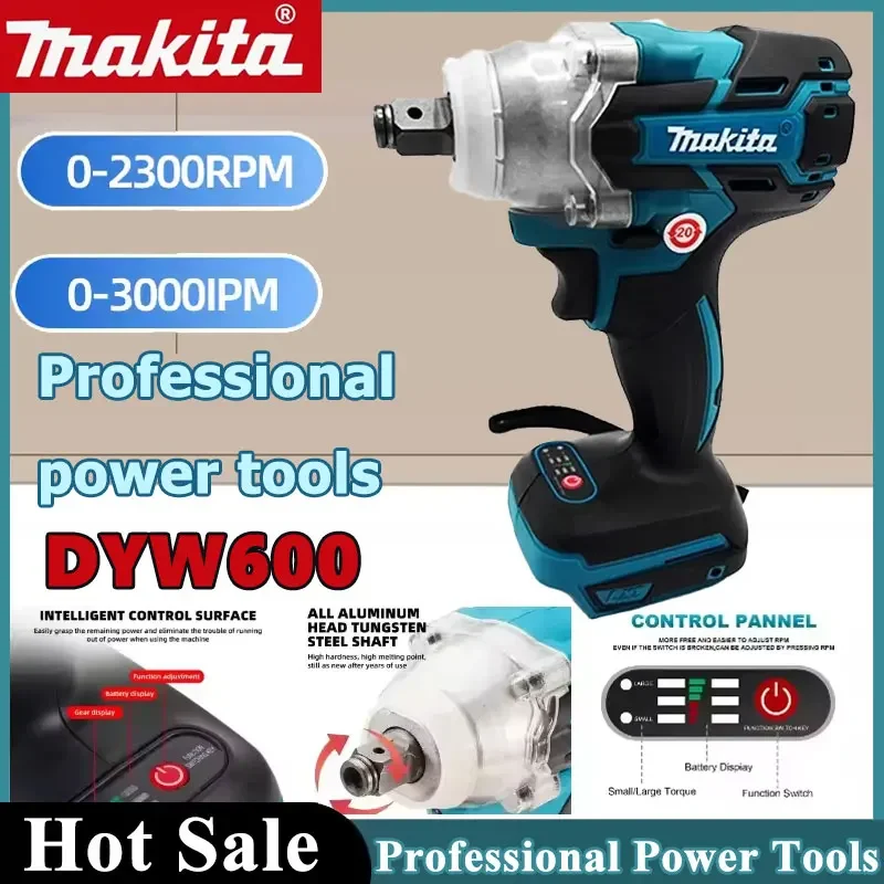 Power Tools Makita - Makita DTW600 Akülü Darbeli Anahtar 280N.m