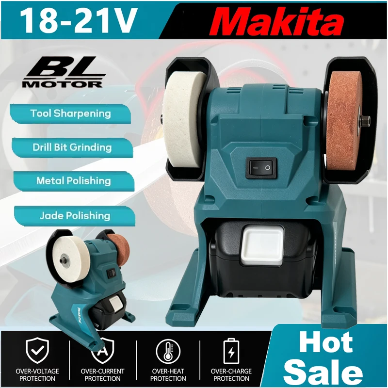 Power Tools Makita - Makita 18V Akülü Tezgah Taşlama Makinesi