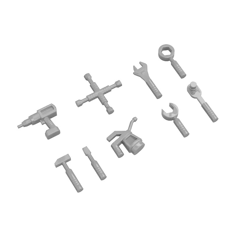 Power Tools Lego - 11402 yağdanlık, elektrikli matkap, anahtar, tornavida