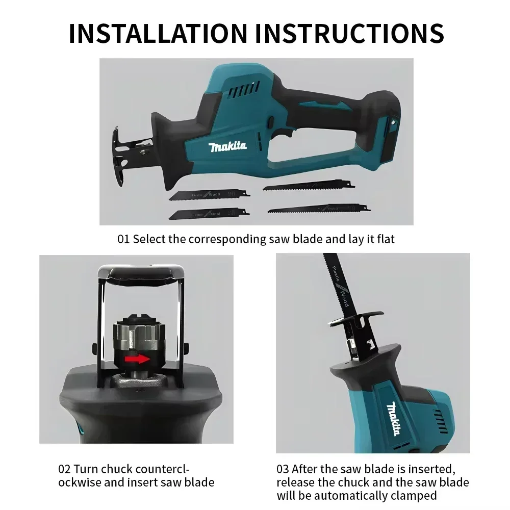 Makita DJR189 Akülü Fırçasız T - Reciprocating Saw Cordless incelemesi ve fiyatı