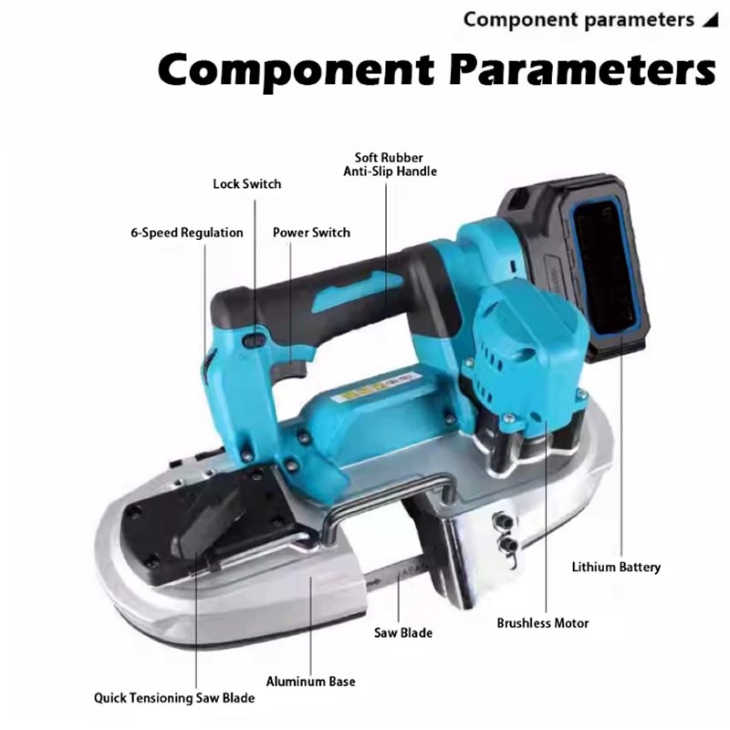 490W Taşınabilir Fırçasız Şeri - Power Tools Portable incelemesi ve fiyatı