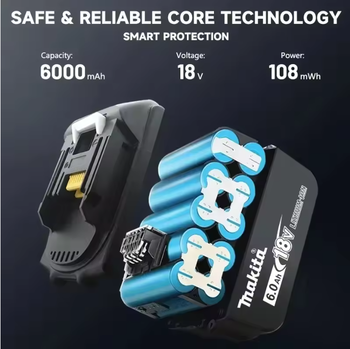 Orijinal Makita 18V pil 9Ah 6A - Power Tools Makita incelemesi ve fiyatı