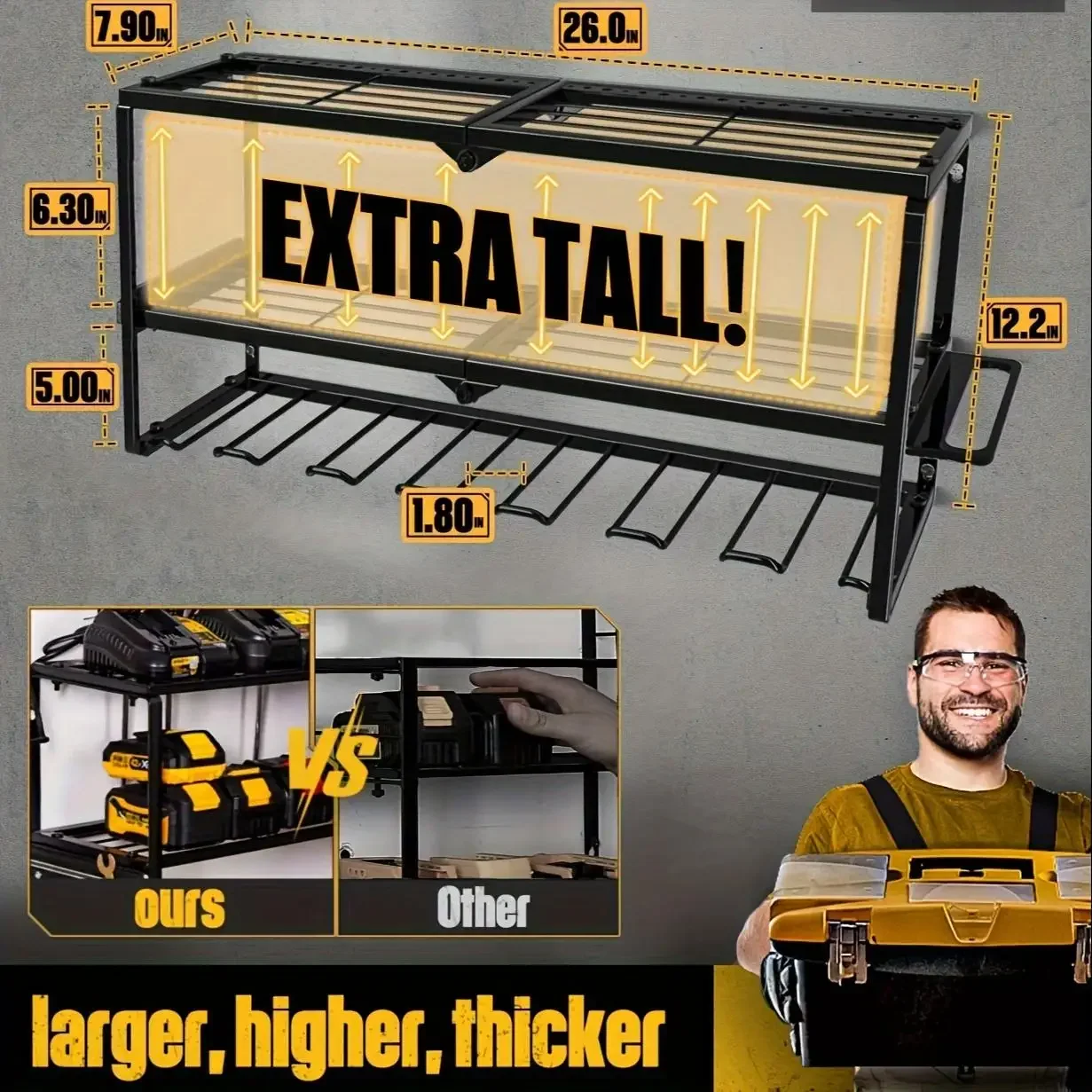 Ağır Hizmet Tipi Metal Elektri - Power Tools Rack incelemesi ve fiyatı