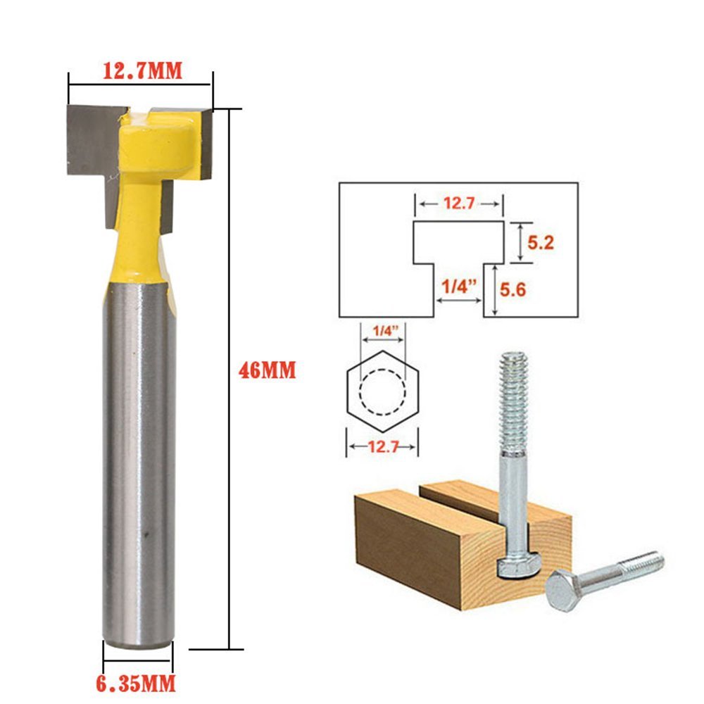 A11I 1/4 inç Shank T-Yuvası Ke - Power Tools For Woodworking incelemesi ve fiyatı
